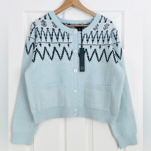 NWT House of Harlow 1960 Button Up Cardigan Size L